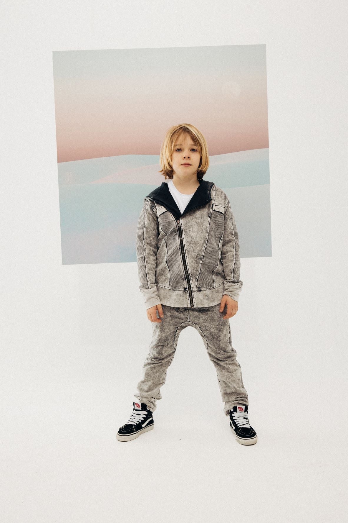 Minikid - Relaxed Joggers Acid Graphite